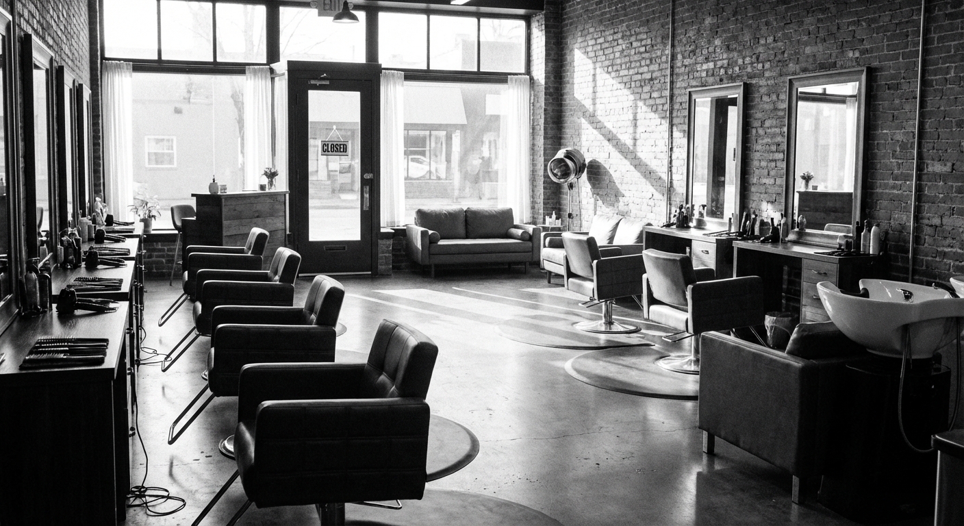 Empty office after hours